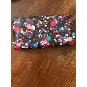 Kate Spade New York Grant Lane Lacey Jewel Zip Closure Wallet